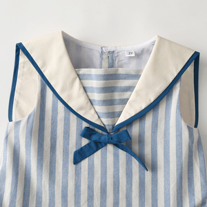 <span class=keywords><strong>Vestido</strong></span> <span class=keywords><strong>de</strong></span> <span class=keywords><strong>Princesa</strong></span> sin Mangas para Niña, con Cuello Marinero a Rayas y Lazo, <span class=keywords><strong>Vestido</strong></span> <span class=keywords><strong>de</strong></span> Boutique para Fiesta <span class=keywords><strong>de</strong></span> Cumpleaños, <span class=keywords><strong>Primera</strong></span> Comunión, Vestidos <span class=keywords><strong>de</strong></span> Marca <span class=keywords><strong>de</strong></span> Lujo - Product Image 3