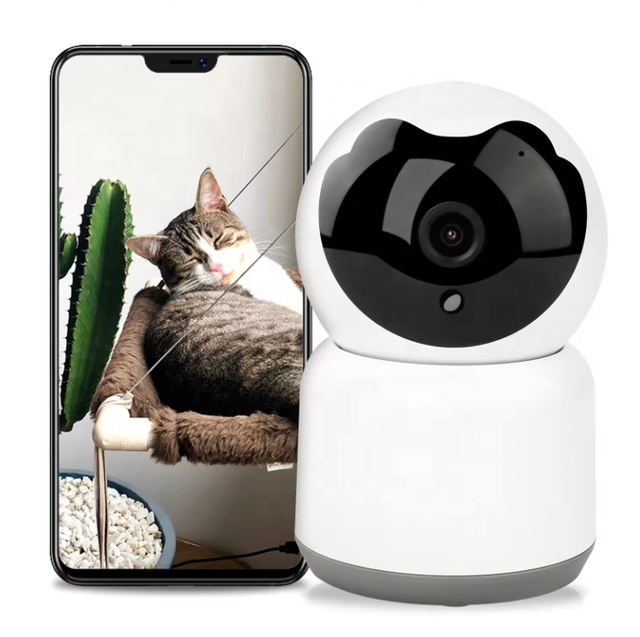 USMILEPET Wholesale Pet Camera 1080P WIFI Ultra HD Night Vision Remote Pet Surveillance Camera 355 View Recorder for Dog Cat