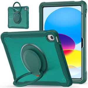 Funda para iPad de 11.ª generación 2025 con soporte giratorio, correa de muñeca de 12.9 pulgadas, funda protectora completa a prueba de golpes - Product Image 5