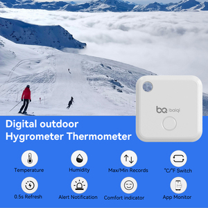 Thông minh Bluetooth thermohygrometer với điều khiển từ xa ứng dụng kỹ thuật số độ chính xác cao nhiệt độ kỹ thuật số ẩm kế - Product Image 2