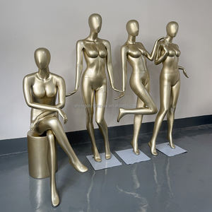 عارضة أزياء أنيقة فاخرة من قوانغتشو ، عارضة أزياء نسائية ذهبية ، عارضة أزياء نسائية ، عارضة أزياء من الألياف الزجاجية ، عارضة أزياء - Product Image 3