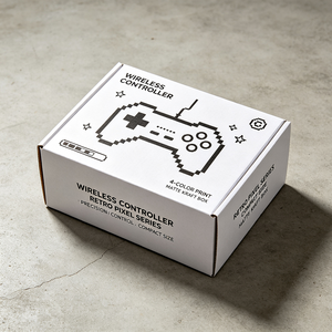 Scatola <span class=keywords><strong>di</strong></span> Spedizione in Cartone Ondulato Bianco con Stampa Digitale Premium per Controller <span class=keywords><strong>di</strong></span> Gioco, Spedizione Rapida in 72 Ore, Cartone per Vendita al Dettaglio Cyber Response - Product Image 3