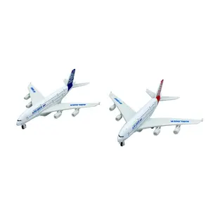Venta al por mayor 1:860 escala atrás de avión diecast Avión de juguete mini Aleación de avión para los niños