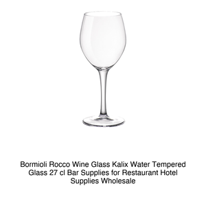Verre à eau trempé Kalix 27 cl Bormioli Rocco H 18 cm Ø 6 cm - Product Image 2