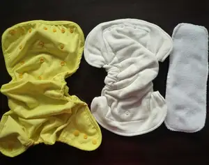 Good absorb one size fitted one set cloth PUL diaper cover for baby