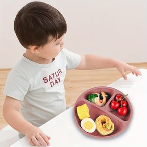 3 paquetes BPA libres no tóxicos recipientes <span class=keywords><strong>de</strong></span> alimentos platos <span class=keywords><strong>para</strong></span> niños pequeños, utensilios <span class=keywords><strong>para</strong></span> niños <span class=keywords><strong>de</strong></span> grado alimentario - Product Image 1