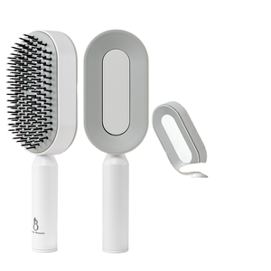 Cepillo Eléctrico Autolimpiante de Nylon para Alisar el Cabello, Masajeador de Cuero Cabelludo, Desenredante, Portátil, Herramienta de Peinado para el Hogar - Product Image 3