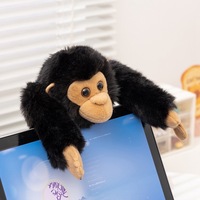 Peluche Singe Chimpanzé Réaliste Personnalisable 20cm – Jouet Animal en Peluche Doux – Cadeau Souvenir du Zoo – Vente en Gros