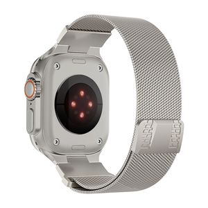<span class=keywords><strong>Correa</strong></span> de <span class=keywords><strong>reloj</strong></span> <span class=keywords><strong>inteligente</strong></span> personalizada de 45 mm para <span class=keywords><strong>hombre</strong></span>, <span class=keywords><strong>correa</strong></span> de malla color oro rosa con cierre para Apple Series 10 8 - Product Image 5