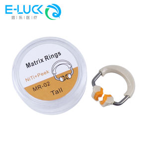 Anello di Serraggio Dentale MR in NiTi con Clip per Lamina a Forma di Fagiolo e Testina in Silicone Anelli per Matrice - Product Image 6