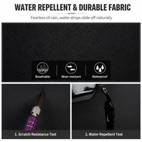 Ransel Laptop Geometris Tahan Lama dari Bahan Polyester, Anti Air, Kapasitas Besar, Multifungsi, Dilengkapi USB, untuk Penggunaan Bisnis dan Aktivitas Luar Ruangan