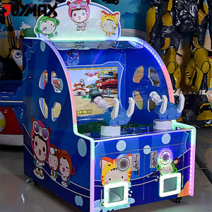 เครื่องเล่นเกมน้ำแบบหยอดเหรียญขนาด 32 นิ้ว สำหรับผู้เล่นสองคน แบบอินเทอร์แอคทีฟ วิดีโอเกมเพื่อความบันเทิงสำหรับเด็กและผู้ปกครอง ระบบอิเล็กทรอนิกส์ - Product Image 5