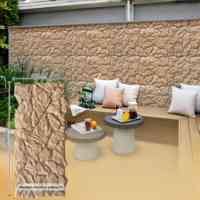 Paneles de Revestimiento de Pared de Piedra PU Modernos, Paneles de Pared Exteriores e Interiores Duraderos e Impermeables, Entrega Rápida, Muestra Disponible
