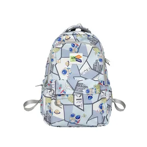 2023 High quality school bag New style cute pendant multifunctional printing hand carry shoulder back all-in-one school bag