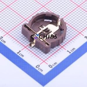 BS-12-B3AA011 Button & Strip Battery Connector SMD Connector Battery Holder <b>CR1220</b> Phosphor Bronze - Product Image 1