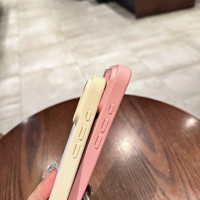 Funda Magnética de Cuero Liso con Patrón de Lichi para iPhone 18 17 Pro Max con Protección de Lente de Precisión al por Mayor