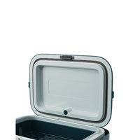 Keeice Boîte isotherme portable en plastique EPS colorée de 10 qt avec bandoulière réglable en cuir