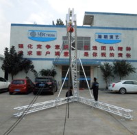 Aluminio al aire libre usado móvil simple objetivo post altavoz Torre soporte truss