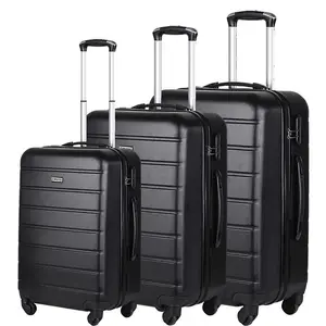 Promotional abs trolley luggage ECO material durable luggage bag travel luggage suitcase