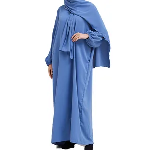 Women Vente De Winter Cotton Maternity Abaya Modern Jilbab Woman 2024 2 Accessories Jazz One Piece Saoudien