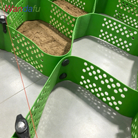 Géocell en HDPE perforé texturé pour la protection des pentes végétées, grille de pavage pour gazon et système de contrôle de l'érosion des sols paysagers
