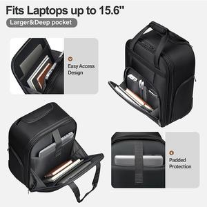 Sac à roulettes de 16 pouces, bagage de voyage portable, sac de week-end, bagage de cabine, valise à roulettes, valise spinner - Product Image 4