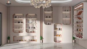 Custom Luxury Perfume Shop Display Cabinets with Wood/Metal/Glass Eco-Friendly Durable Design | One-Stop Retail Store Solutions - Product Image 3