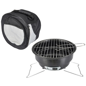 Outdoor Mini Mesh Rack Small Stove Portable Enamel Barbecue Charcoal Wood Charcoal <b>BBQ</b> <b>Grill</b> - Product Image 1