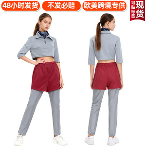 Costume de cosplay Eleven Saison 5, ensemble <span class=keywords><strong>sweat</strong></span> à capuche pour <span class=keywords><strong>femme</strong></span>, costume de film <span class=keywords><strong>Stranger</strong></span> <span class=keywords><strong>Things</strong></span>, pour femmes, avec étiquette et tags. - Product Image 4