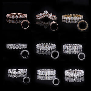 Starsgem fine jewelry 14k solid gold cushion cut moissanite center stone solitarie ring per fidanzamento - Product Image 6