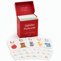 Jeu de cartes éducatif de qualité supérieure |   Apprentissage familial minimaliste moderne |   Phonics Montessori Professionnel Personnalisable