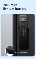 Cerradura Inteligente para Puerta CAMAKT Tuya WiFi TTlock, Impermeable, con Huella Dactilar, de Aleación de Aluminio, para Exteriores