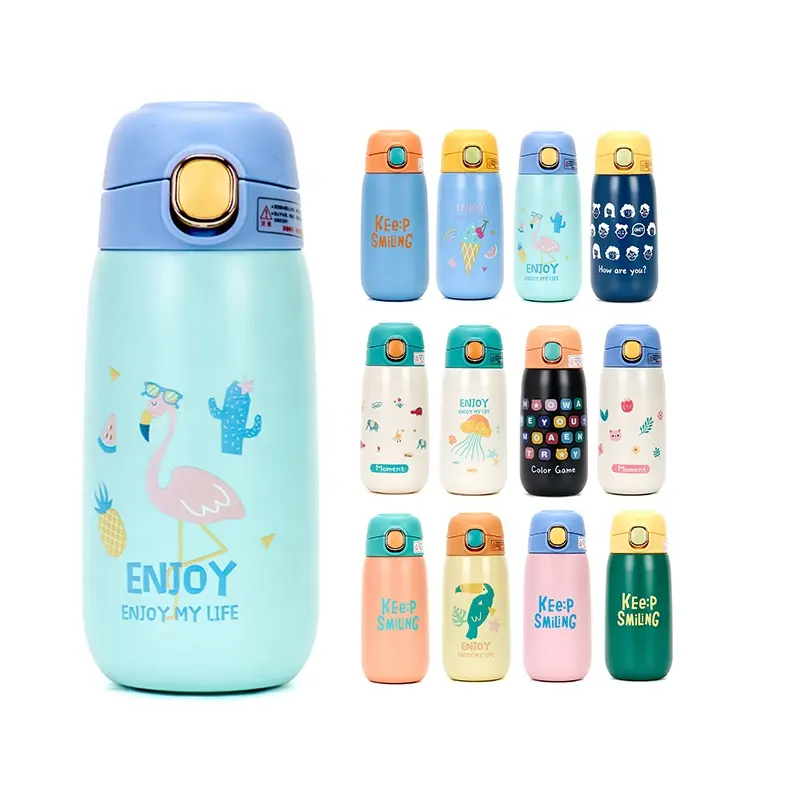 TY 420ml Amazon popolare cartone animato borracce doppia bottiglia d'acqua isolata per bambini