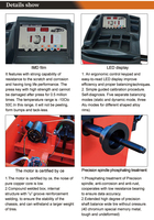 Équilibreuse de pneus de voiture intelligente W-600, fabrication en usine, alignement automatique des roues, certifiée CE, précision 1g, roue de 1000 mm