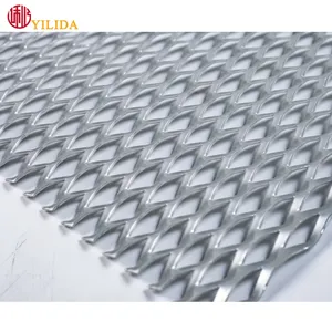 Malla de alambre de acero galvanizado para valla Malla de metal expandido