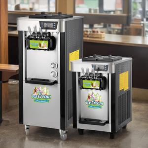 Trung quốc công nghiệp lớn Countertop 2 + 1 3 hương vị vòi phun mềm phục vụ máy làm kem và nguồn cung cấp Ice + Kem + Máy các nhà sản xuất - Product Image 3