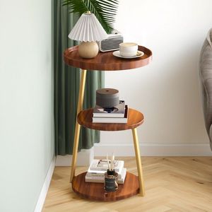 Mesa de centro pequeña de estilo nórdico, mesa auxiliar para sofá, mesa esquinera sencilla para sala de estar, mesa auxiliar pequeña con diseño contemporáneo - Product Image 4