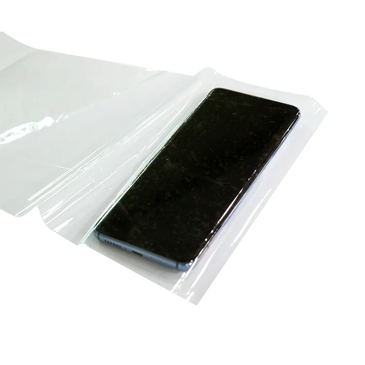 Película protetora eletrônica flexível, 0.04, filme de pvc para superfície, transparente, azul, folha de cor