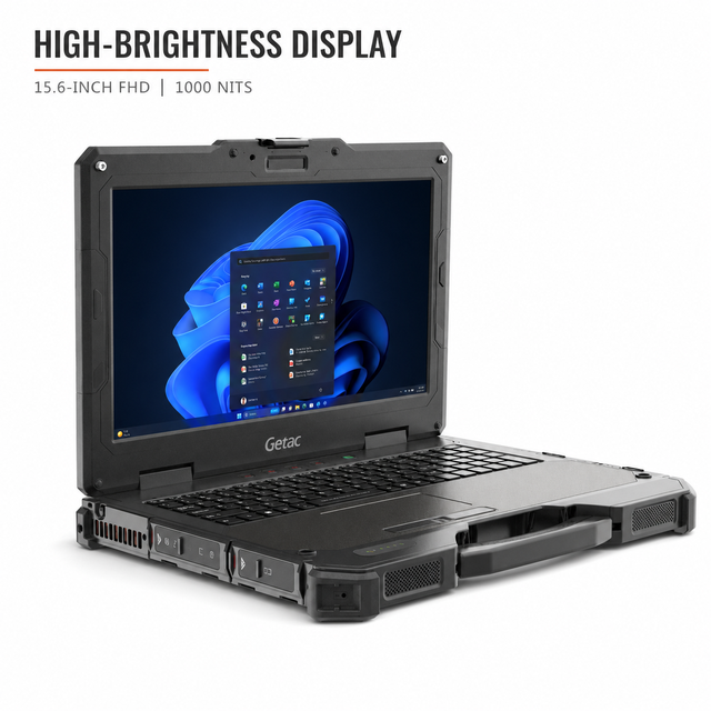 Getac X600 Server Fully Rugged Laptop with 15.6" Display I5-11500HE Intel VPro Processor English Keyboard