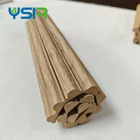 Panneaux muraux en placage de chêne blanc, panneaux muraux flexibles en MDF rainurés ronds, panneaux muraux à lattes en bois pour la décoration intérieure