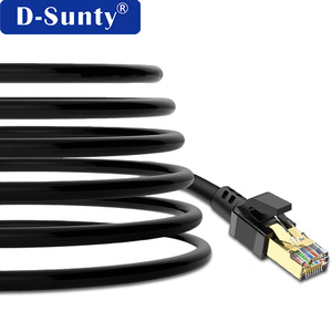 สายแพทช์อีเธอร์เน็ต LAN แบบ SFTP ทองแดงตีเกลียว สำหรับใช้งานภายใน/ภายนอกอาคาร Cat6/Cat6A/Cat7/Cat8 ความยาว 0.5ม.-50ม. - Product Image 4