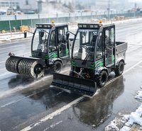Nouveau Tracteur Balayeuse à Neige Électrique YUGONG avec Moteur, Pompe et Souffleur à Engrenages, Quad et Chariot à Neige pour Travaux de Construction