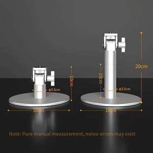 Trépied de projecteur de bureau CINE PB13 argenté - Rotation à 360°, longueur réglable, léger, sans perçage, universel pour projecteurs - Product Image 2