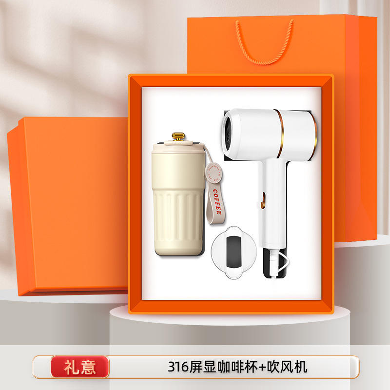 316 ไดร์เป่าผมทรงแก้วกาแฟ - สีขาว