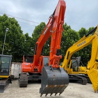 Excavadora de cadenas usada Doosan DX300LC 9C premium, con pocas horas de uso, en buen estado, pintura original completa, para proyectos de construcción