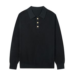 <span class=keywords><strong>Maglione</strong></span> da <span class=keywords><strong>Uomo</strong></span> 100% Cotone <span class=keywords><strong>con</strong></span> Colletto Rovesciato e Abbottonatura a un Quarto, Maglia Larga Casual, Vendita Calda - Product Image 3