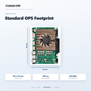 โมดูล OPS แบบเสียบได้ Alder Lake P Series 28W บอร์ดป้ายดิจิทัล จอแสดงผลคู่ 4K 4x USB3.2 JAE 80Pin คอมพิวเตอร์อุตสาหกรรม - Product Image 6