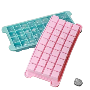 Hot bán 36-Square Cấp thực phẩm Silicone khuôn <span class=keywords><strong>Ice</strong></span> Cube khay Băng khuôn mẫu với bền hình dạng vuông - Product Image 1