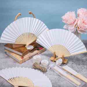 Custom Folding Fan with Your Logo Perfect for Parties & Corporate <b>Gifts</b> - Product Image 3