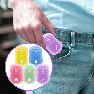 Chất Lượng Cao Bán Buôn Cơ Bản Làm Sạch Nước Hòa Tan Giấy Cho Tấm Xà Phòng Xách Tay Rửa Tay Xà Phòng Hữu Cơ Giấy - Product Image 5